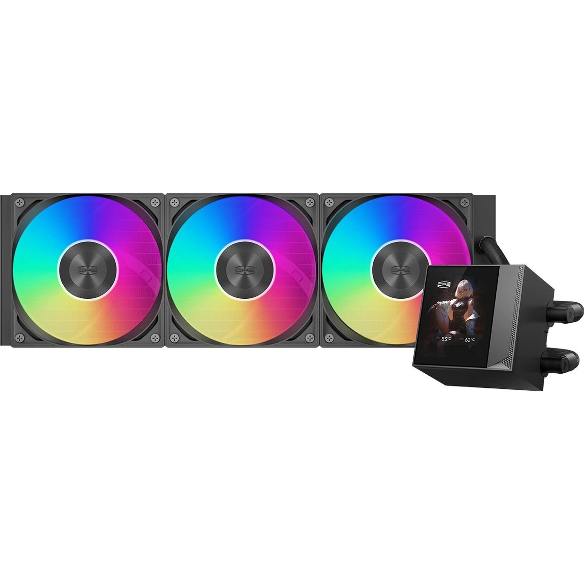 Система водяного охлаждения PcCooler DC360 Pro Display ARGB