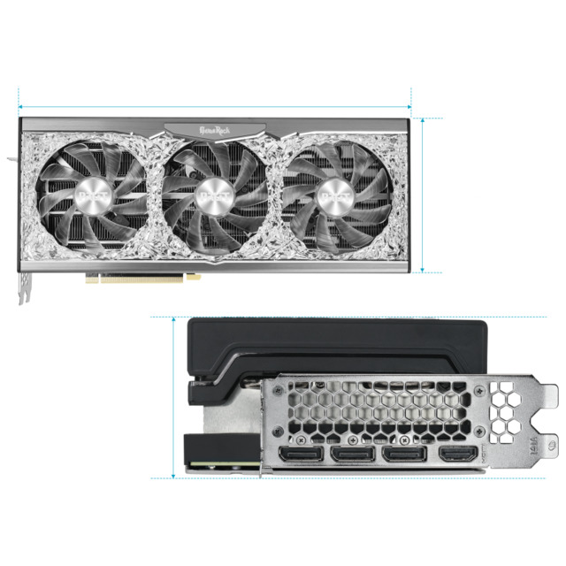 Видеокарта Palit PCI-E 4.0 RTX4070Ti GAMEROCK CLASSIC (NED407T019K9-1046G)
