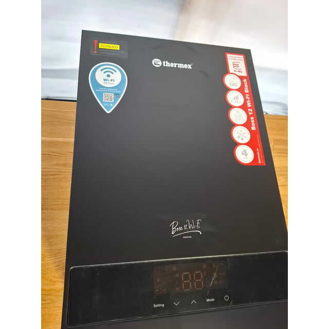 Электрический котел Thermex Boss 12 Wi-Fi (Black), черный
