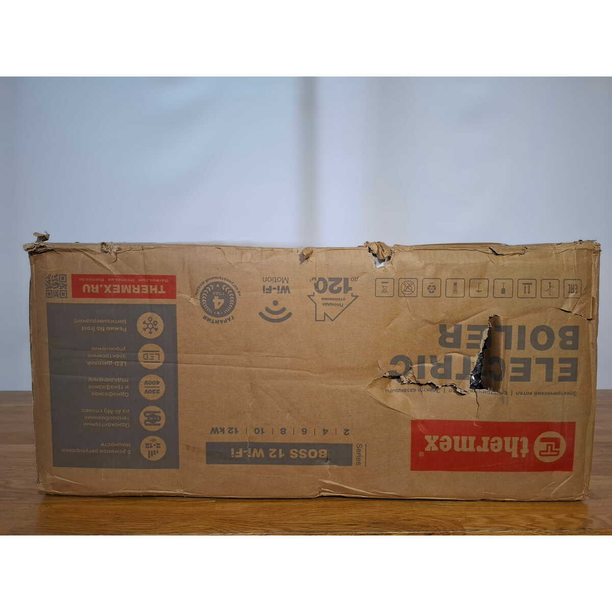 Электрический котел Thermex Boss 12 Wi-Fi (Black), черный
