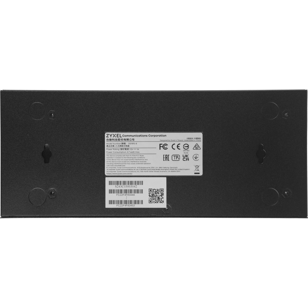 Коммутатор Zyxel NebulaFlex GS1915-8 GS1915-8-EU0101F