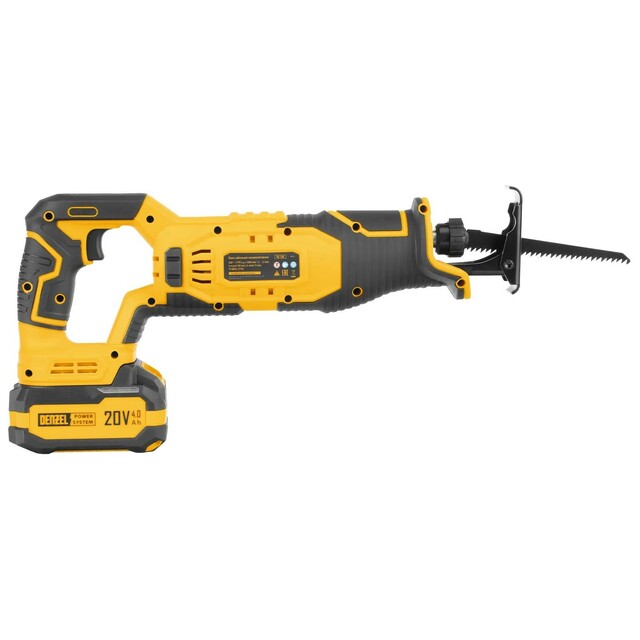 Сабельная пила Denzel RS-180 (Цвет: Yellow/Black)