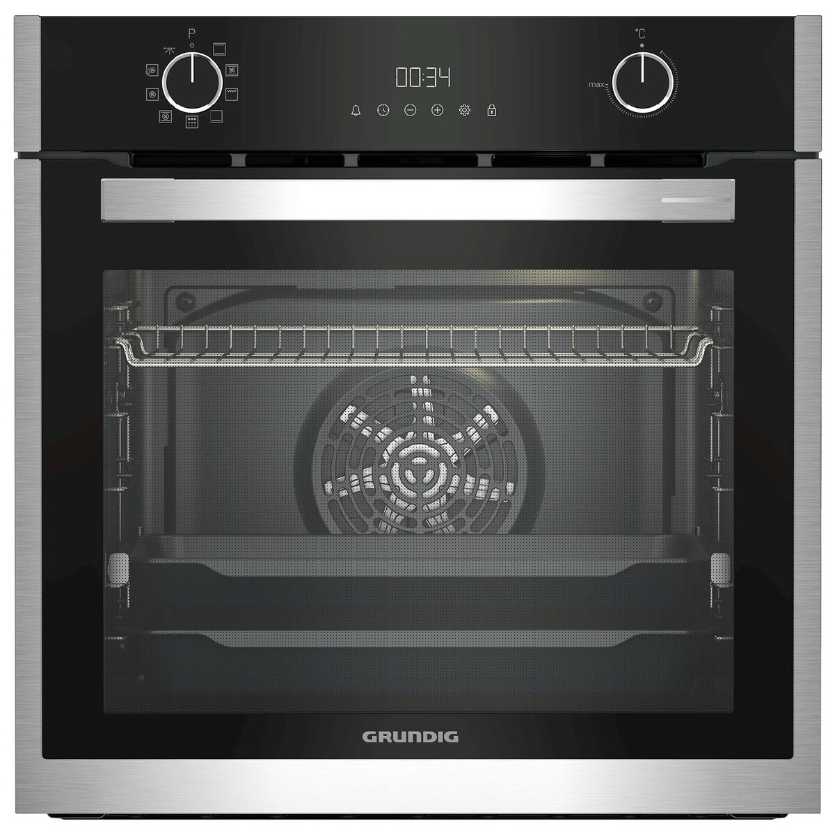 Духовой шкаф Grundig GEBM19300BMP, черный