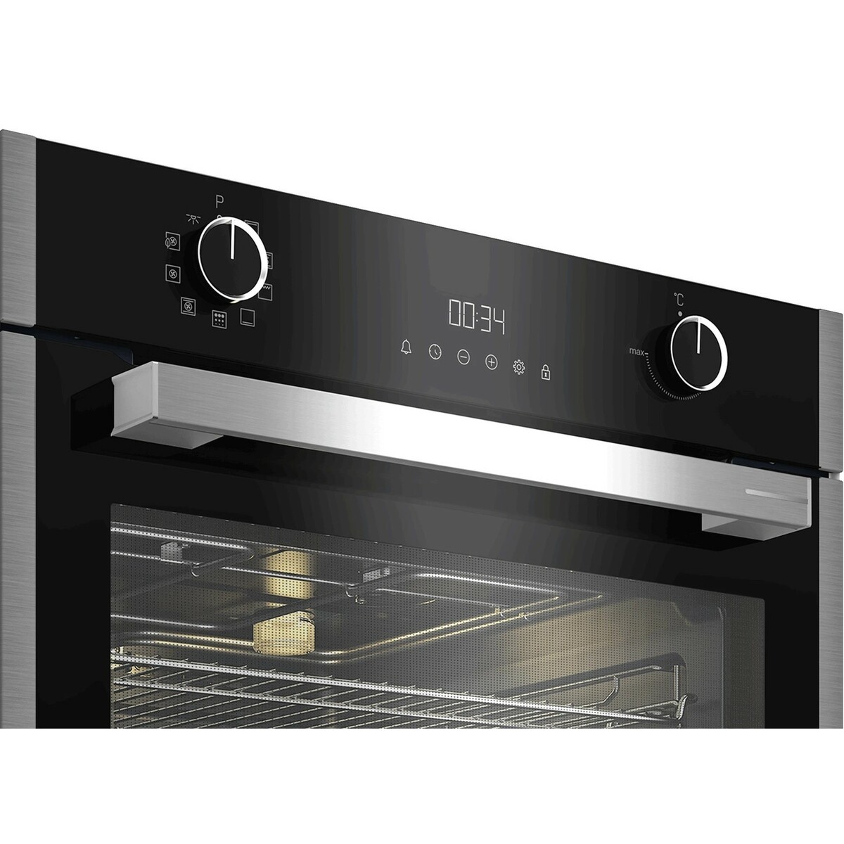 Духовой шкаф Grundig GEBM19300BMP, черный