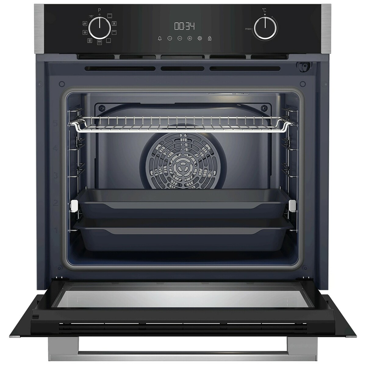 Духовой шкаф Grundig GEBM19300BMP, черный