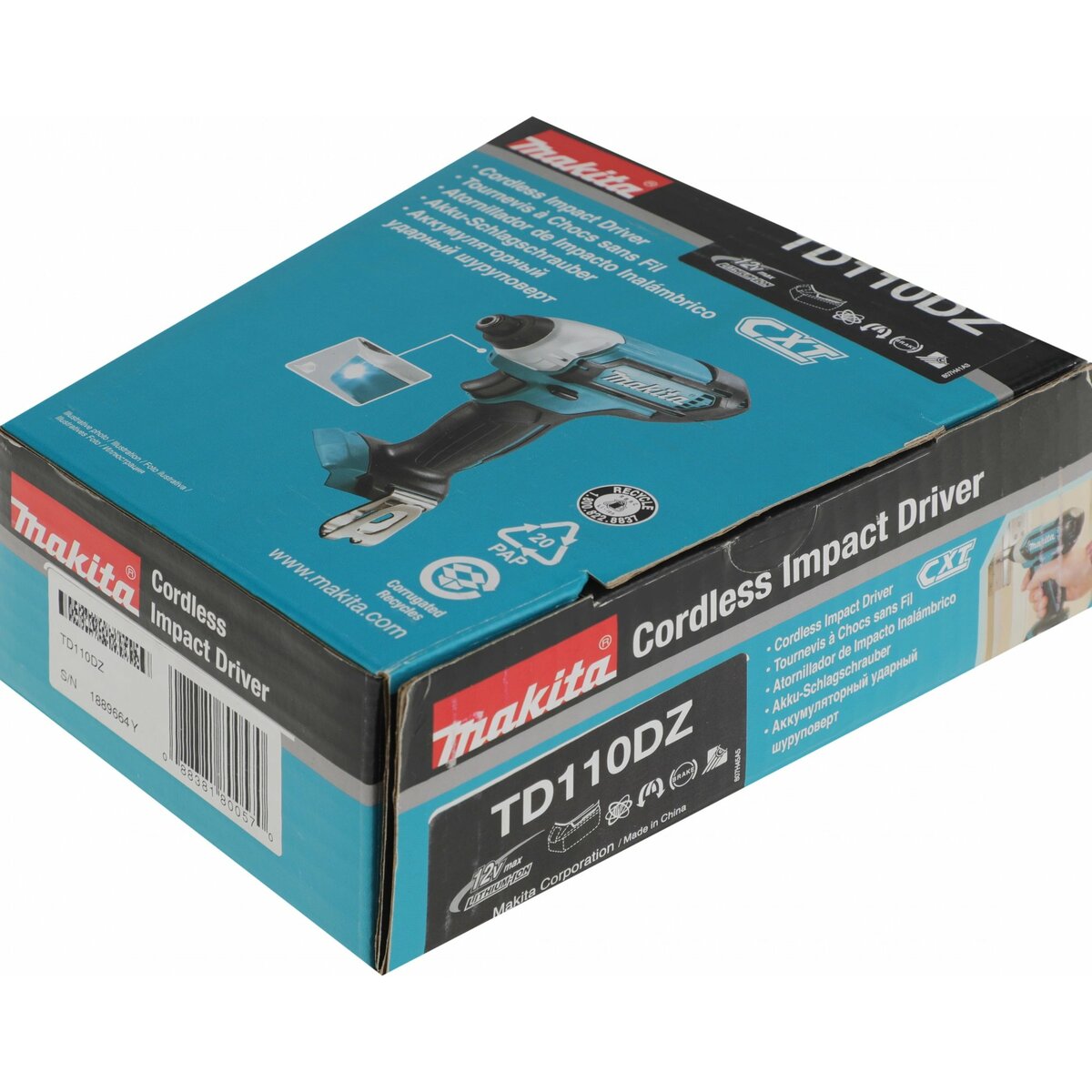 Винтоверт Makita TD110DZ (Цвет: Blue)