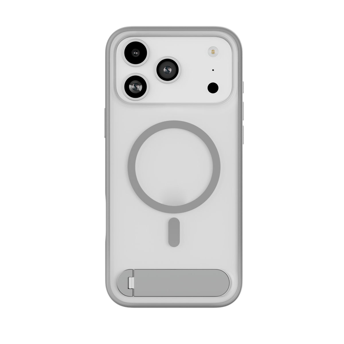 Чехол-накладка uBear Stand 360 Mag case для смартфона Apple iPhone 17 Pro Max (Цвет: Grey)