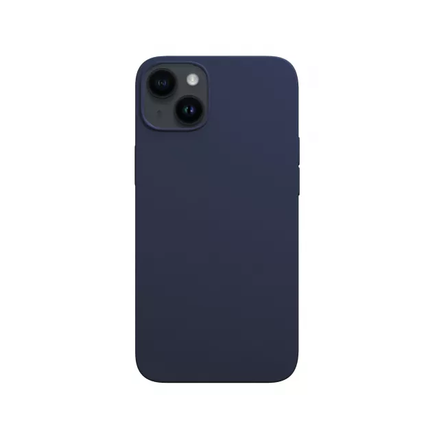 Чехол-накладка Devia Nature Series Silicone Case для смартфона iPhone 14 (Цвет: Navy Blue)