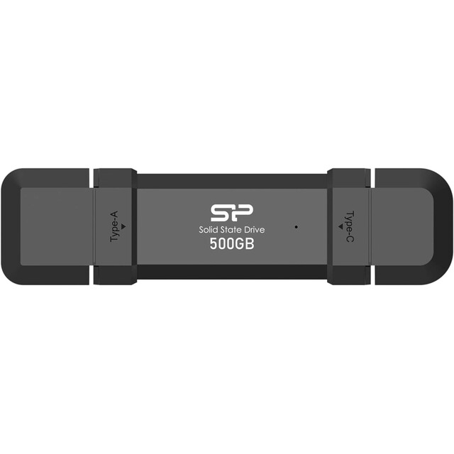 Накопитель SSD Silicon Power USB-C 500GB SP500GBUC3S72V1K, черный