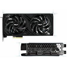 Видеокарта Palit GeForce RTX 4060 Dual 8G (NE64060019P1-1070D)