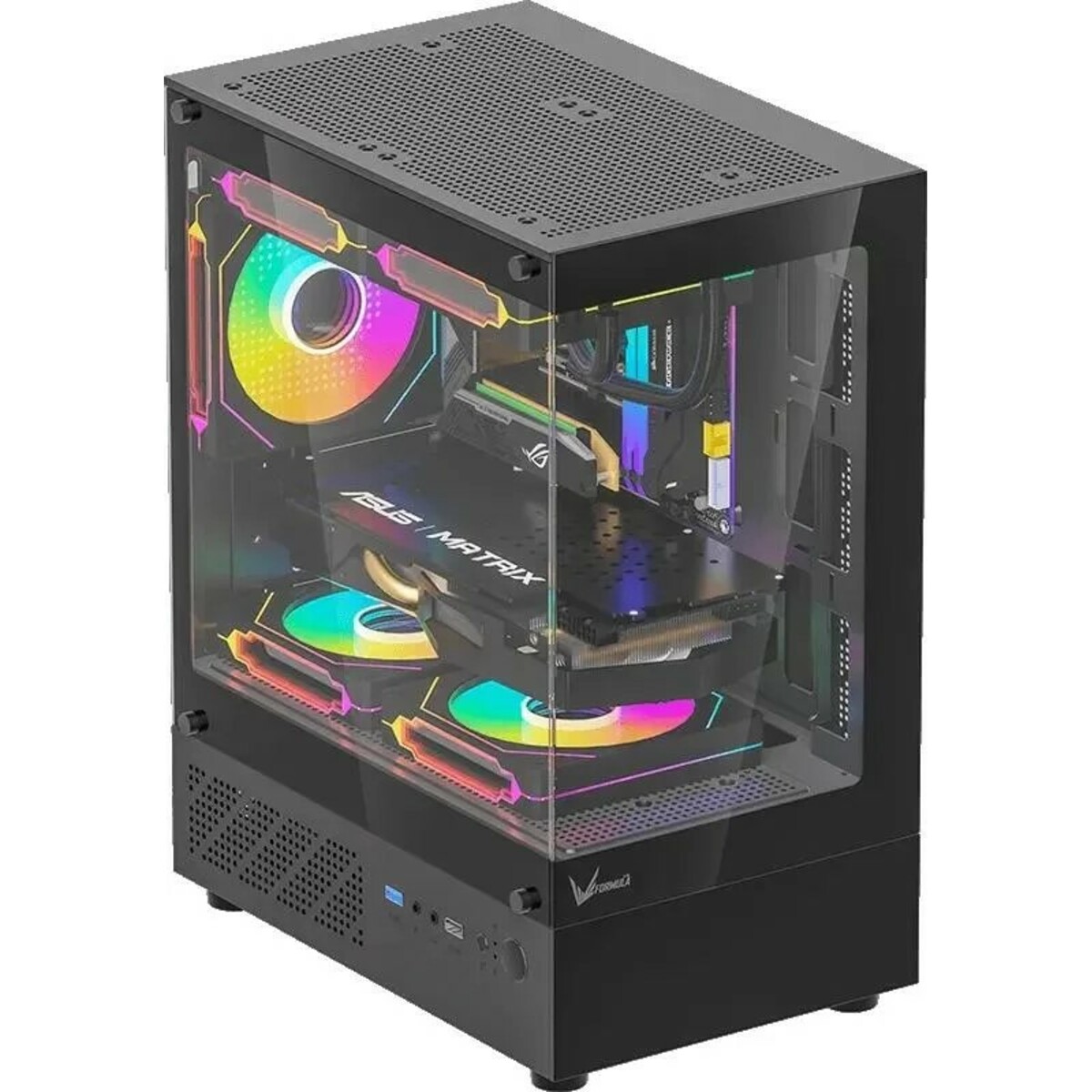 Корпус Formula Crystal Z1CM Plus FR, черный 
