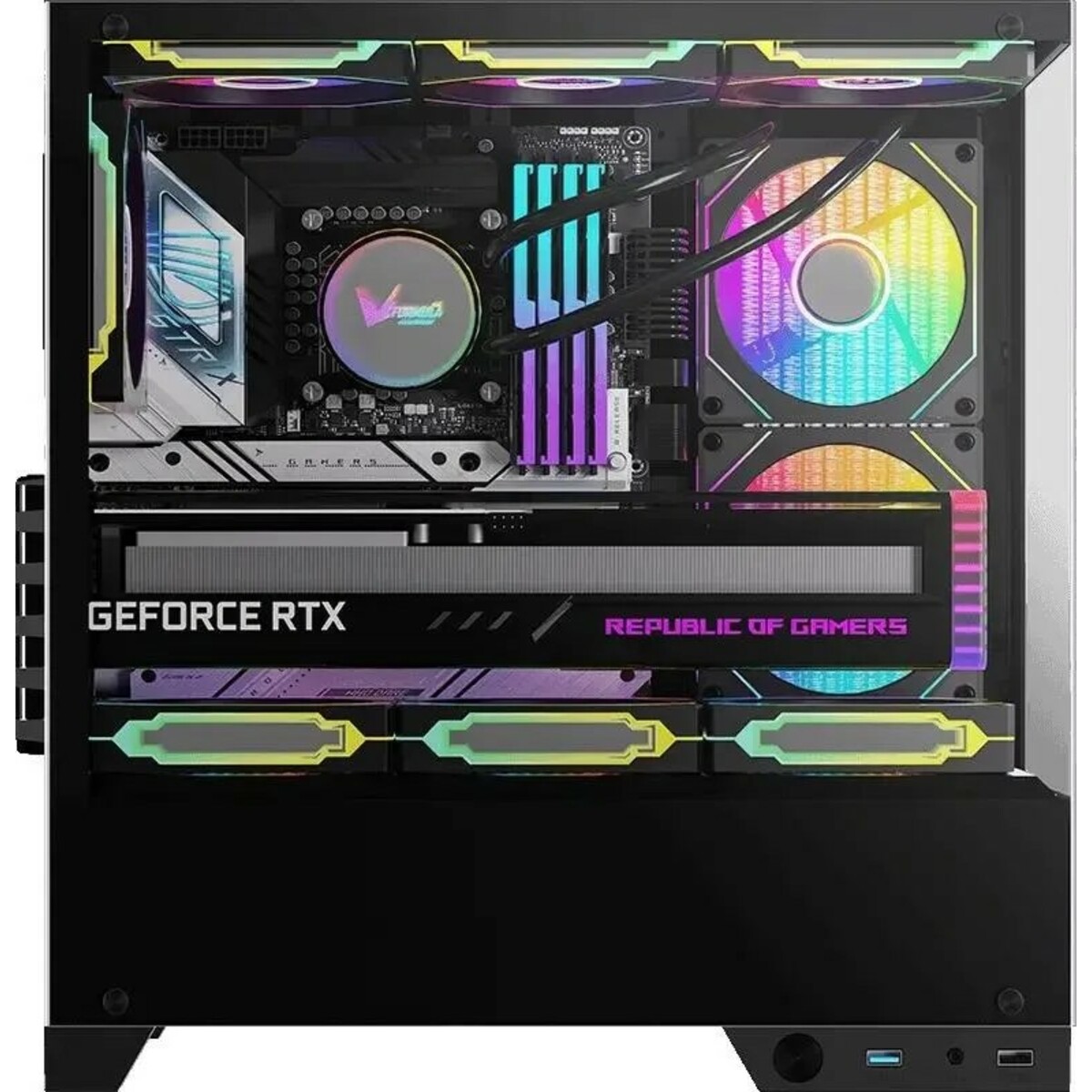 Корпус Formula Crystal Z1M Plus FR, черный 