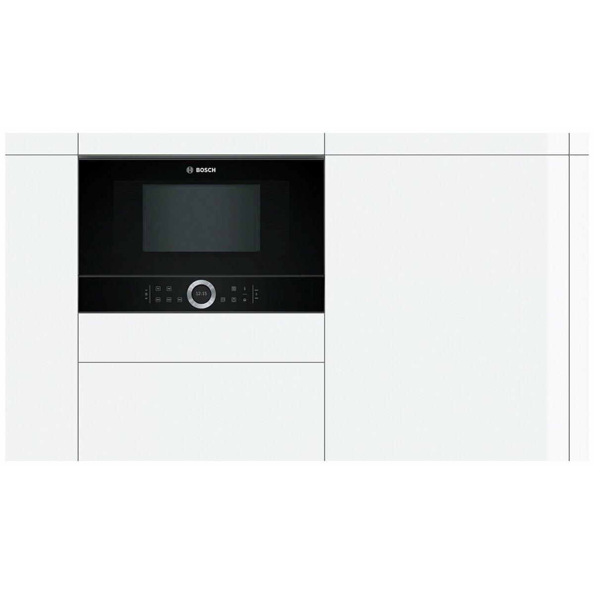 Микроволновая печь Bosch BUILT-IN 21L BFR634GB1 (Цвет: Black)