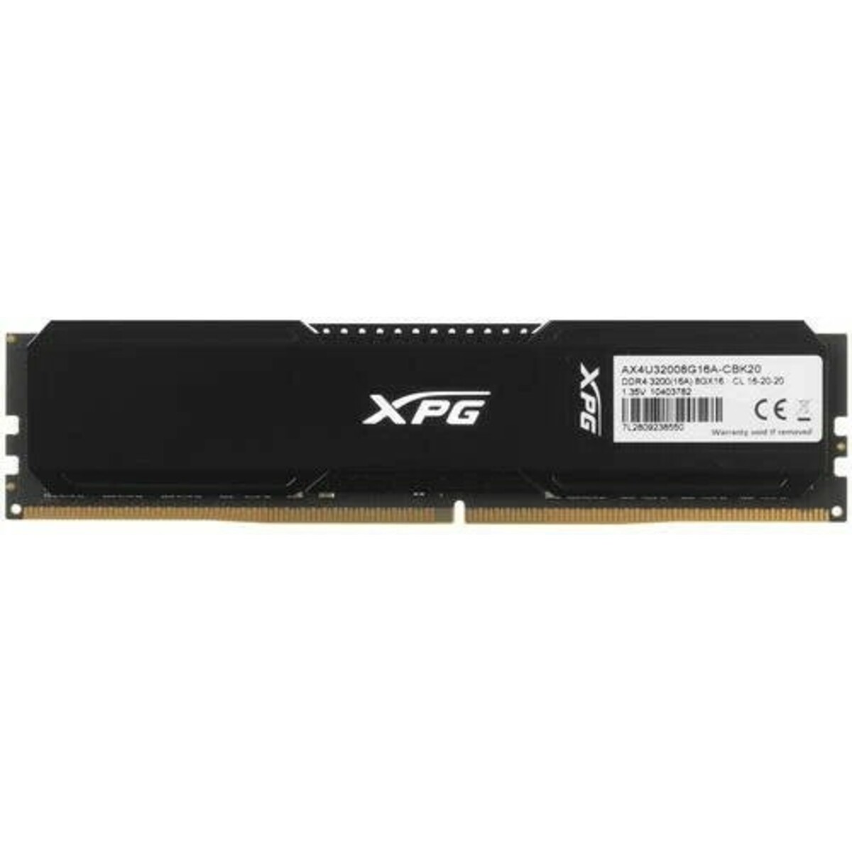 Память DDR4 8Gb 3200Mhz ADATA AX4U32008G16A-CBK20