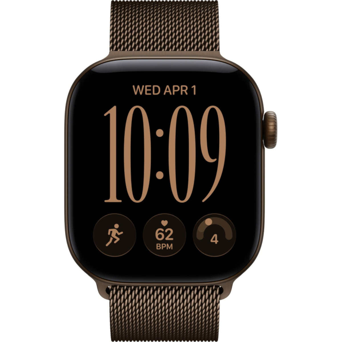 Умные часы Apple Watch Series 12 42mm Dark Bronze Aluminum Milanese Loop