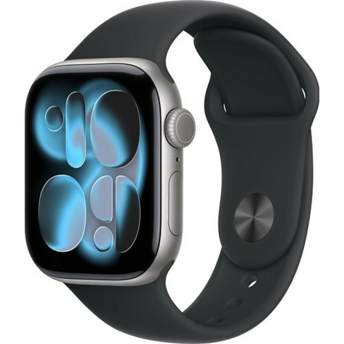 Умные часы Apple Watch Series 11 42mm Aluminum Case with Sport Band S / M (Цвет: Space Gray / Black)