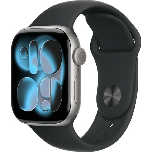 Умные часы Apple Watch Series 11 42mm Aluminum Case with Sport Band S / M (Цвет: Space Gray / Black)
