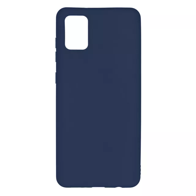 Чехол-накладка Alwio Soft Touch для смартфона Samsung Galaxy M51 (Цвет: Dark Blue)
