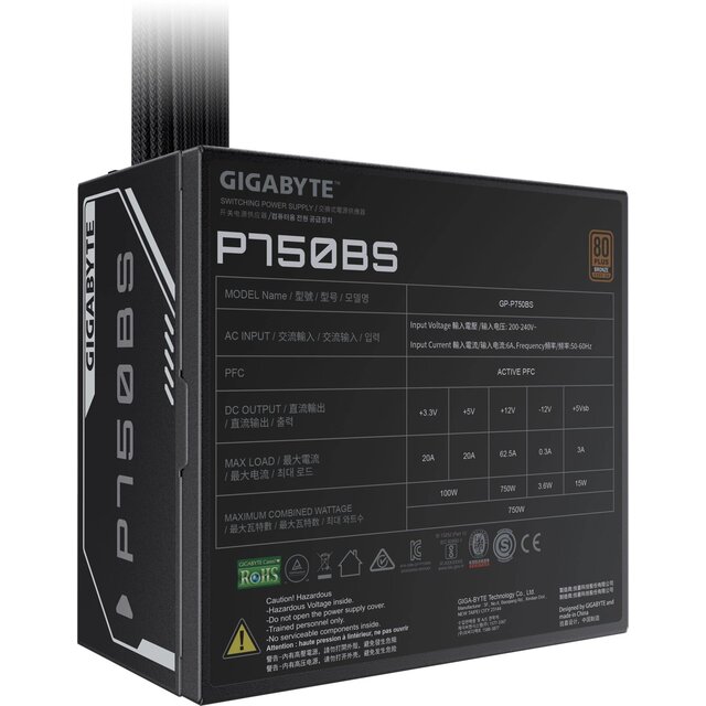 Блок питания Gigabyte ATX 750W GP-P750BS