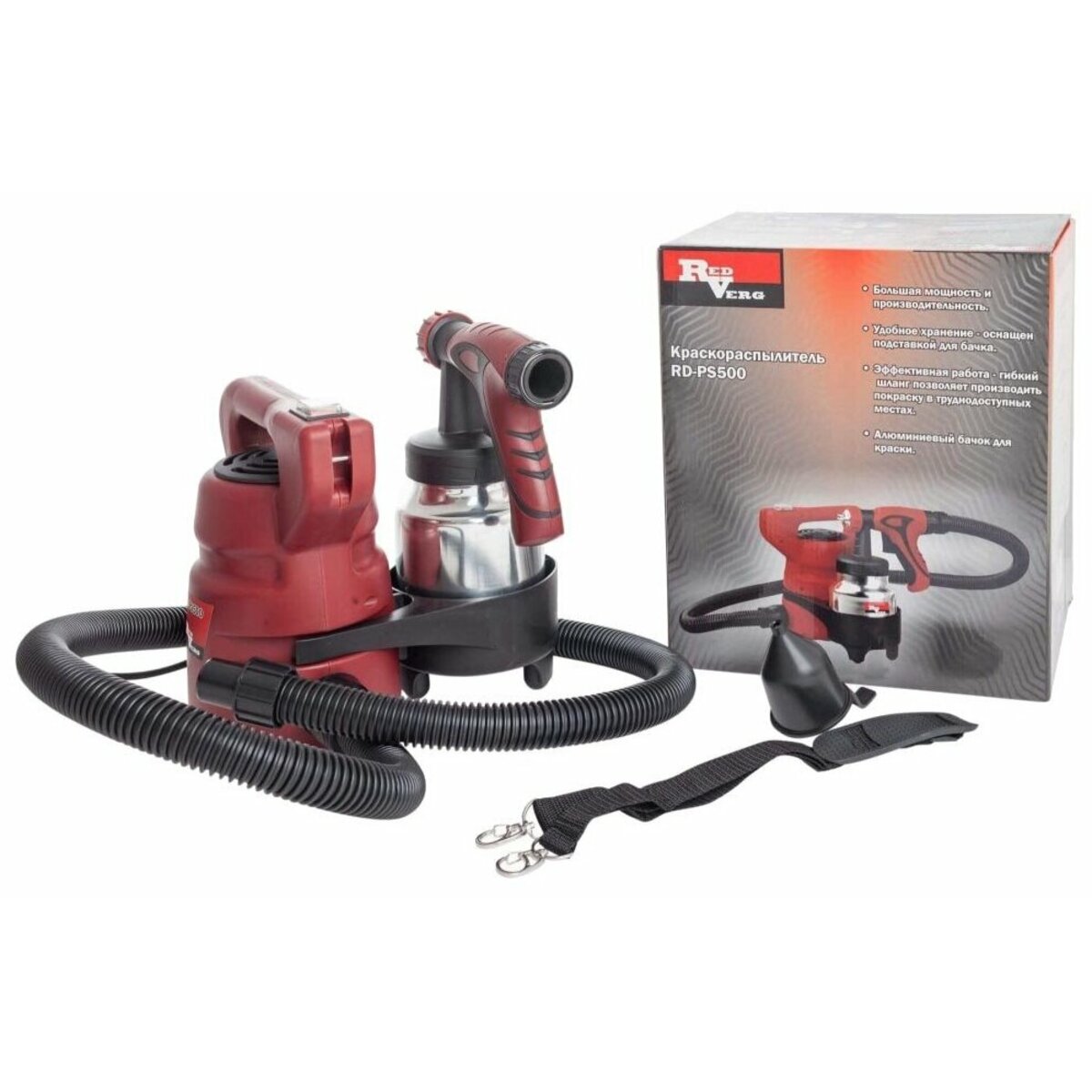 Краскопульт RedVerg RD-PS500 (Цвет: Red)