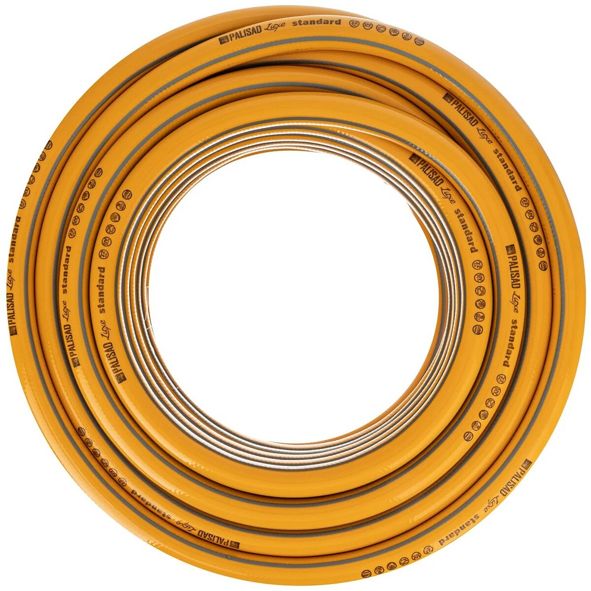 Шланг Palisad Luxe Standard поливочный армированный 3 слойный ПВХ 3/4