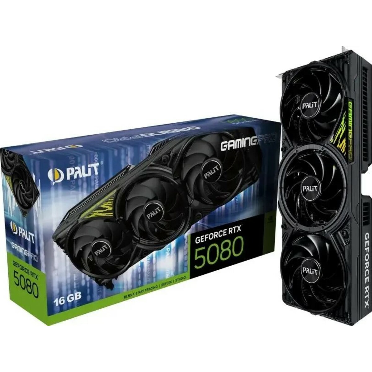 Видеокарта Palit GeForce RTX 5080 GAMINGPRO 16Gb (NE75080019T2-GB2031Y)