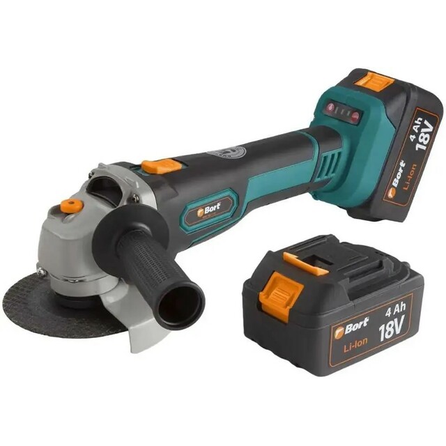 Углошлифовальная машина Bort BWS-18Li-125 (Цвет: Black / Green) Углошлифовальная машина Bort BWS-18Li-125 (Цвет: Black / Green)