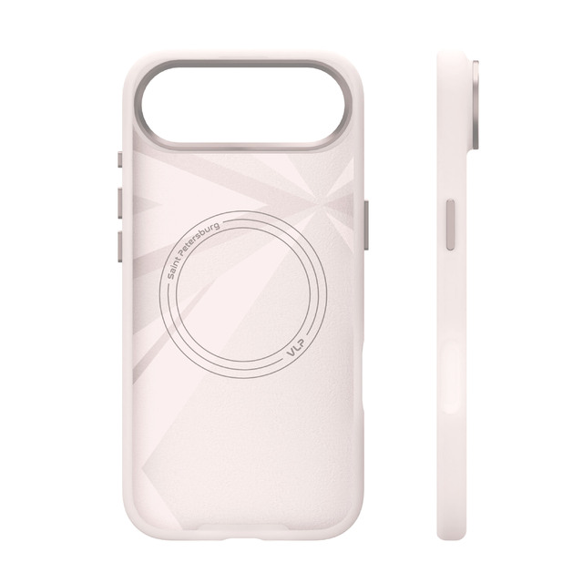 Чехол-накладка VLP Aster Case with MagSafe для смартфона Apple iPhone 17 Air (Цвет: Pink)