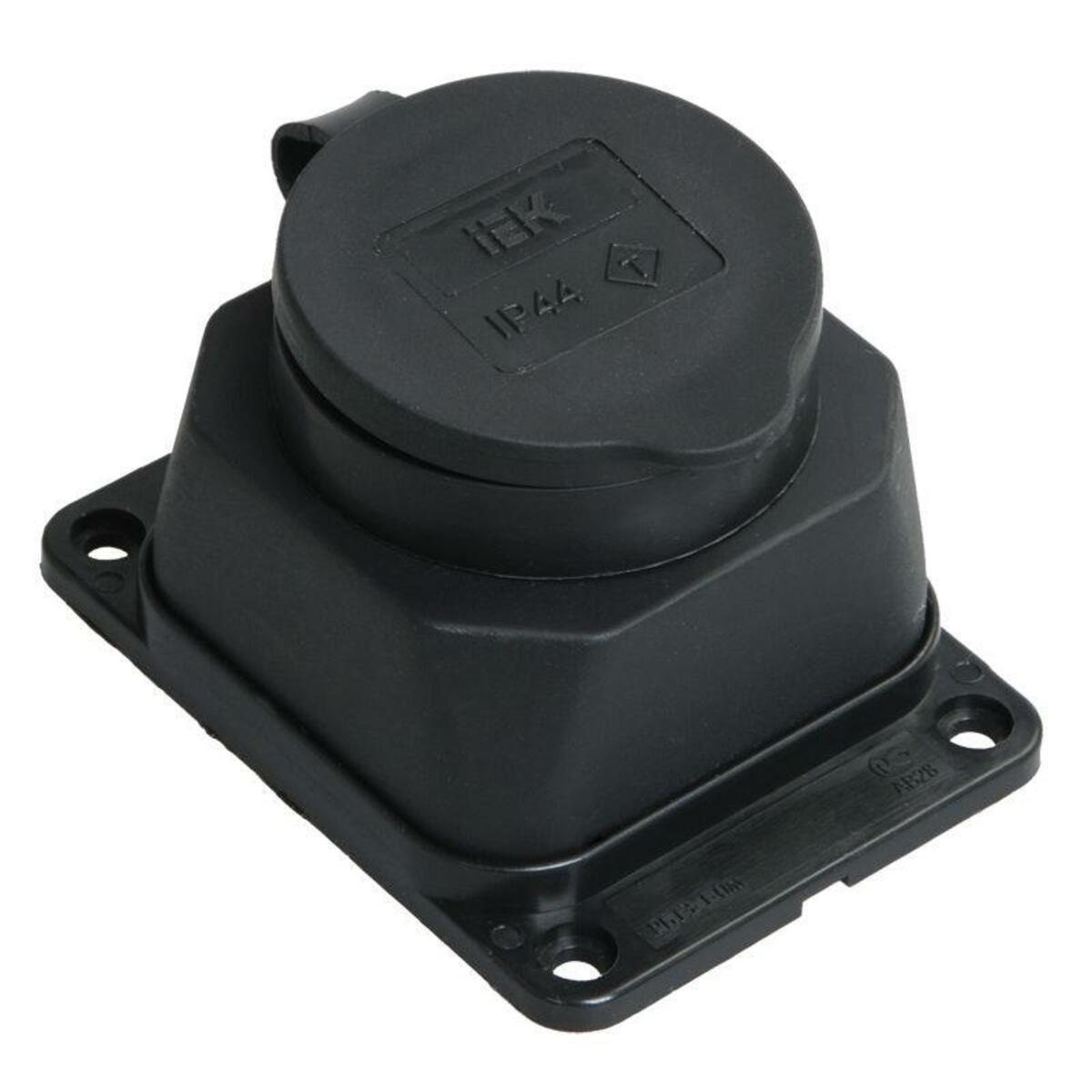 Розетка IEK PKR11-016-2-K02 Омега (Цвет: Black)