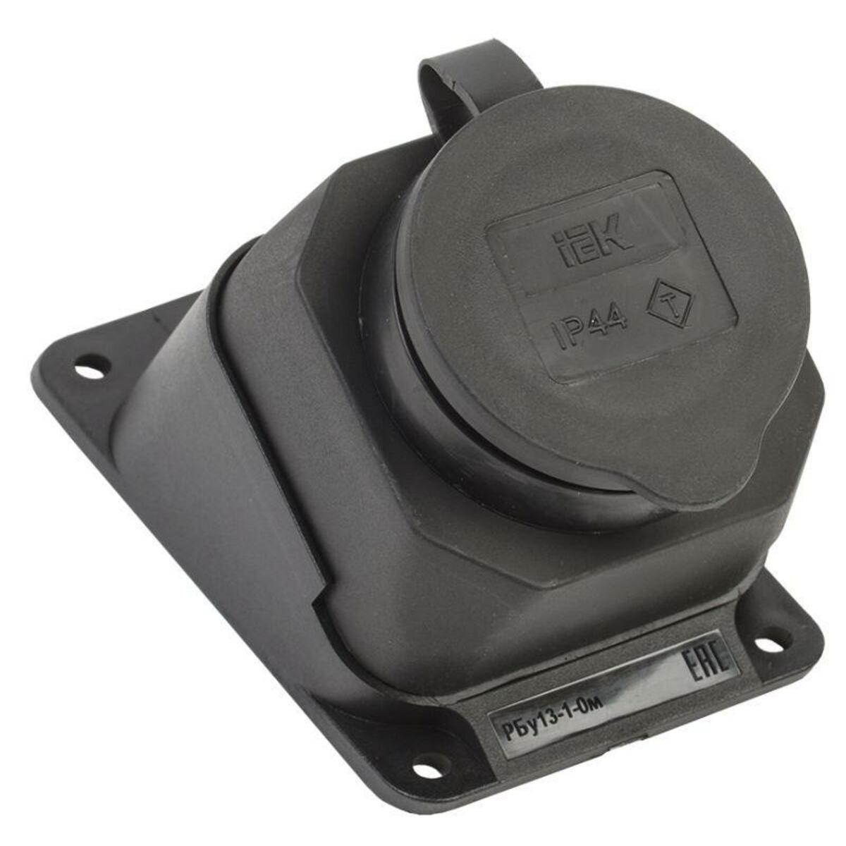 Розетка IEK PKR22-016-2-K02 Омега (Цвет: Black)