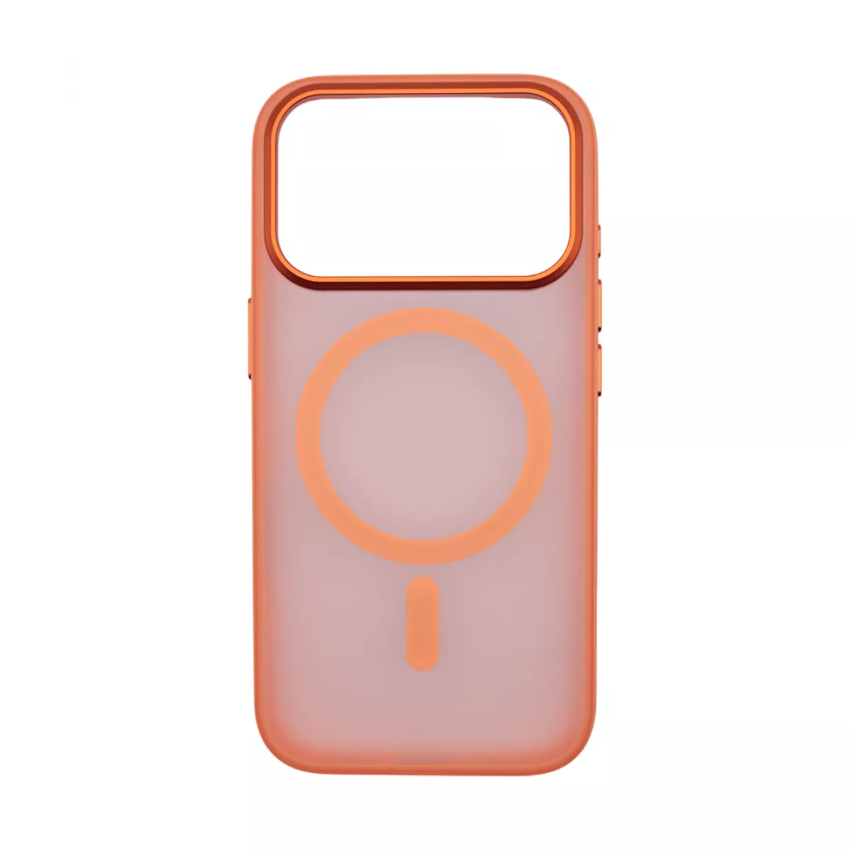 Чехол-накладка Comma Joy Elegant Magnetic Anti-Shock Case(Built-In Touch) для iPhone 17 Pro Max (Цвет: Orange)
