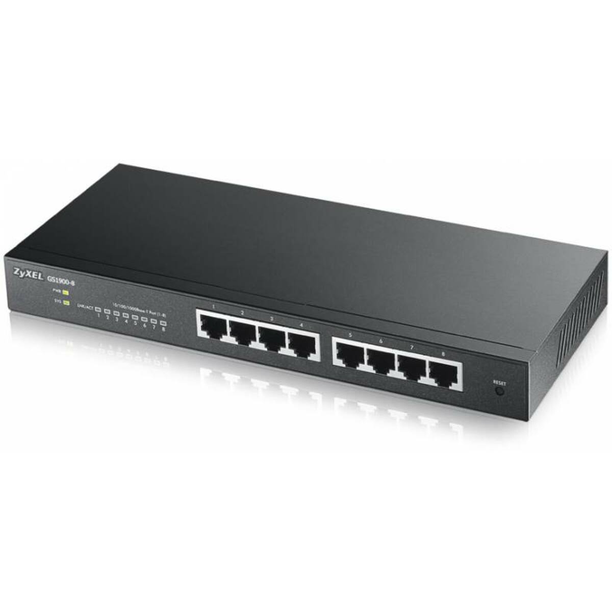Коммутатор управляемый Zyxel GS1900-8-EU0101F