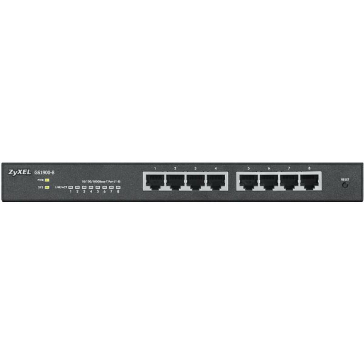 Коммутатор управляемый Zyxel GS1900-8-EU0101F