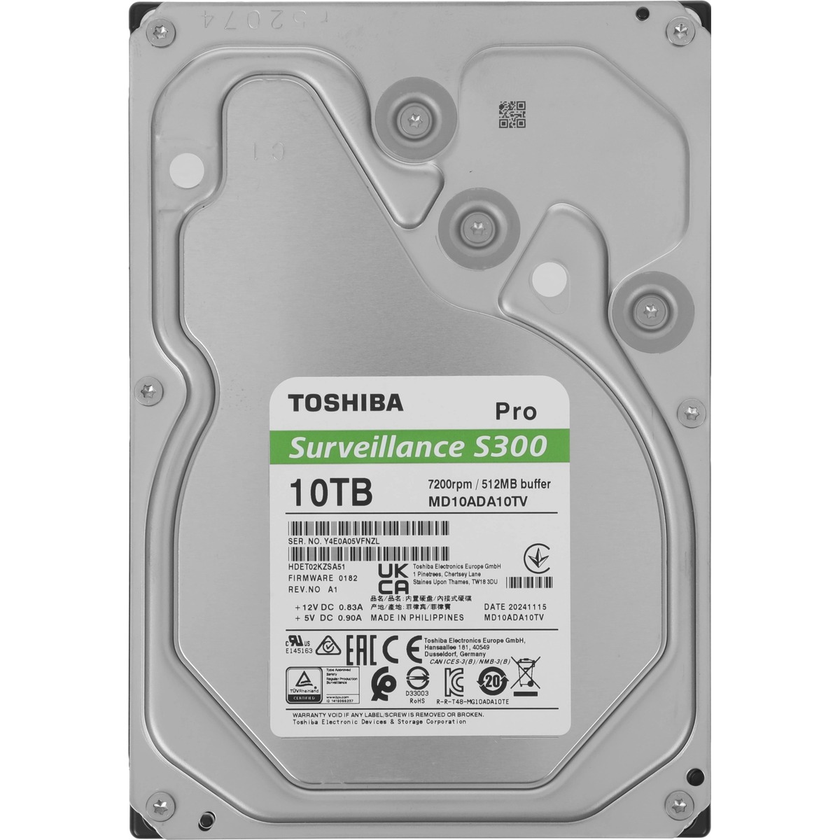 Жесткий диск Toshiba SATA-III 10TB MD10ADA10TV