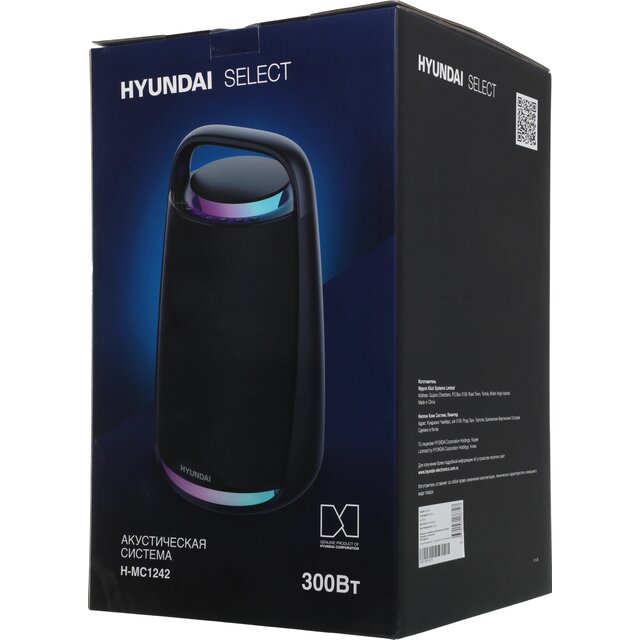 Минисистема Hyundai Select H-MC1242, черный Минисистема Hyundai Select H-MC1242, черный