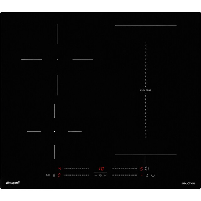 Индукционная варочная панель Weissgauff HI 643 BSCM Flex, черный