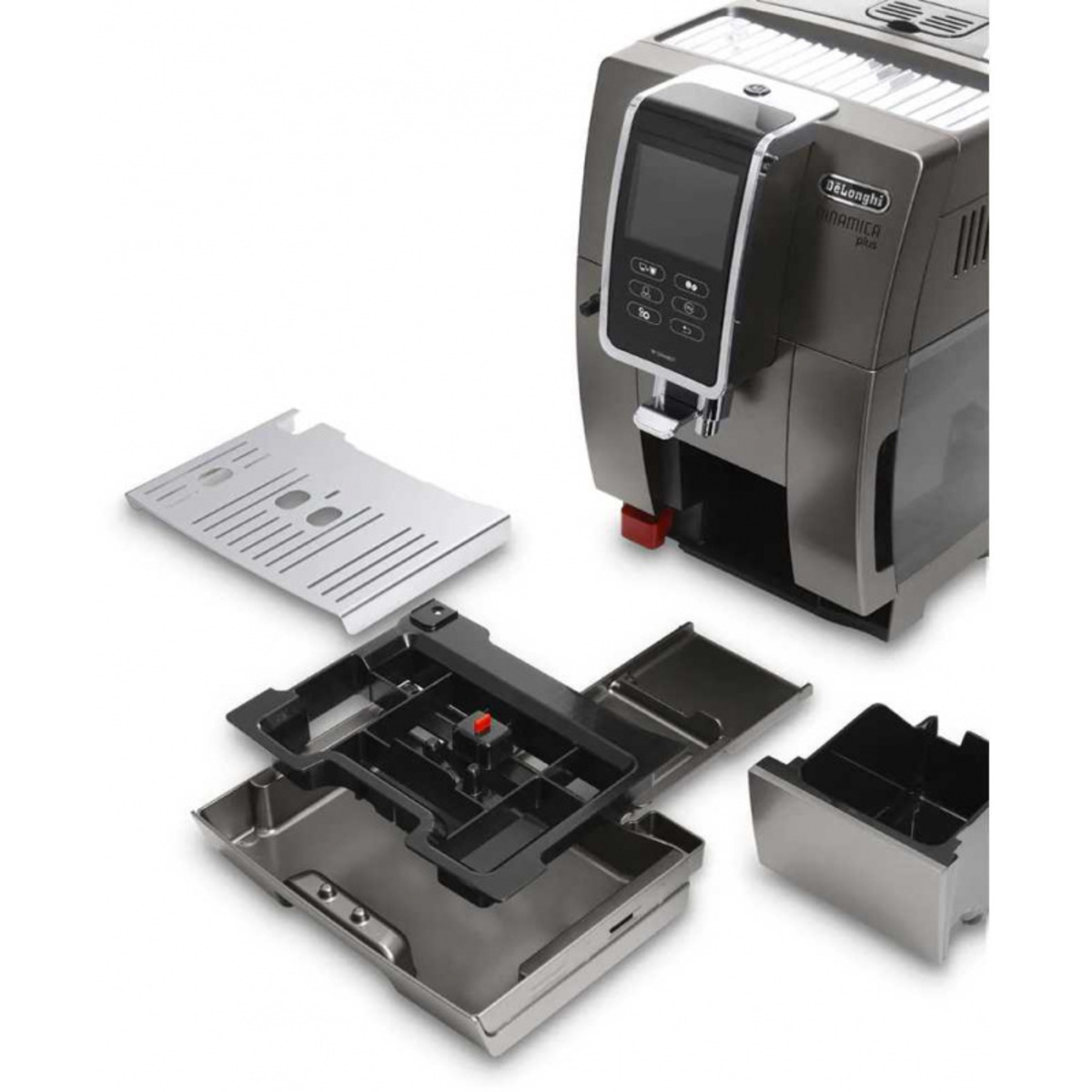 Кофемашина DeLonghi Dinamica ECAM 370.95.T (Цвет: Titan)