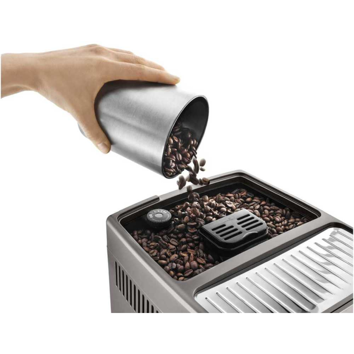 Кофемашина DeLonghi Dinamica ECAM 370.95.T (Цвет: Titan)