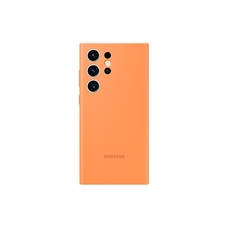 Чехол-накладка Samsung Silicone Case для смартфона Samsung Galaxy S23 Ultra (Цвет: Orange)