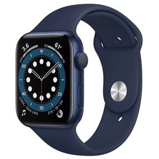 Умные часы Apple Watch Series 6 GPS 44mm Aluminum Case with Sport Band (Цвет: Blue/Deep Navy)