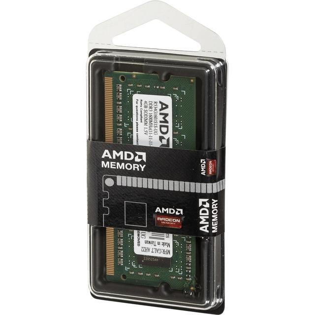 Память DDR3 4Gb 1600MHz AMD R534G1601S1S-UG RTL PC3-12800 CL11 SO-DIMM 204-pin 1.5В