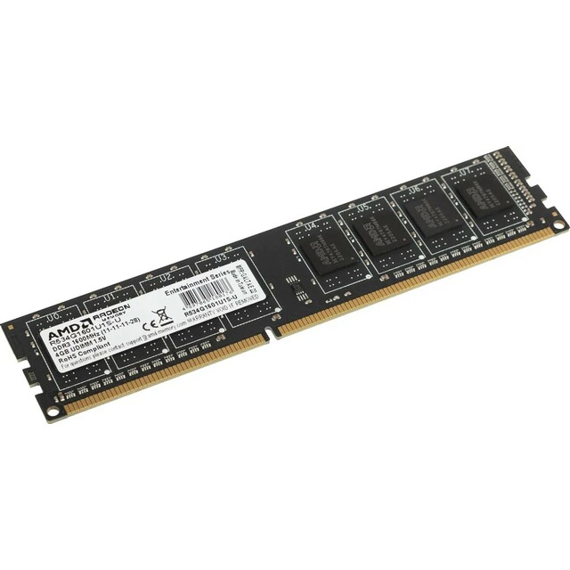 Память DDR3 4Gb 1600MHz AMD R534G1601U1S-U 