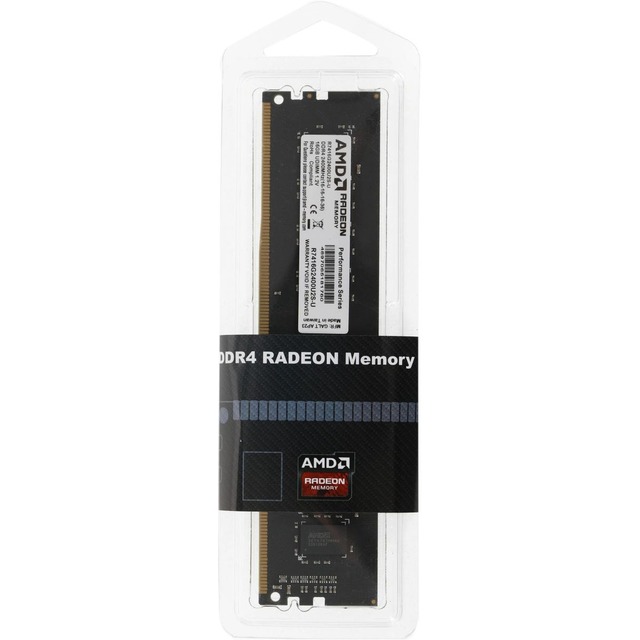 Память DDR4 16Gb 2400MHz AMD R7416G2400U2S-U Radeon R7 Performance Series RTL PC4-19200 CL16 DIMM 288-pin 1.2В
