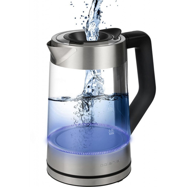 Чайник Polaris PWK 1702CGL (Цвет: Inox / Black)