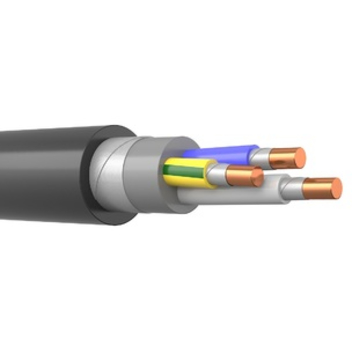 Кабель ВВГнг(А)-FRLS 3х2.5 (N PE) 0.66кВ (уп.100м) Промэл