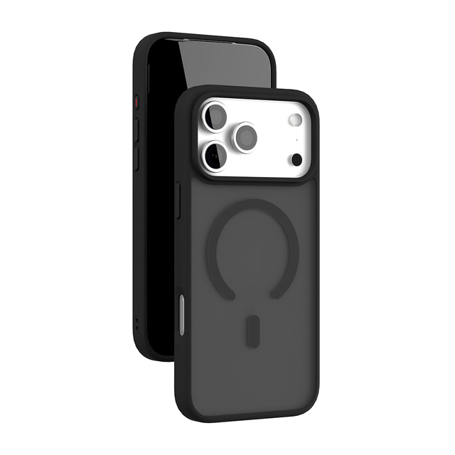 Чехол-накладка VLP Lite Bloom Case with MagSafe для смартфона Apple iPhone 17 Pro Max, черный