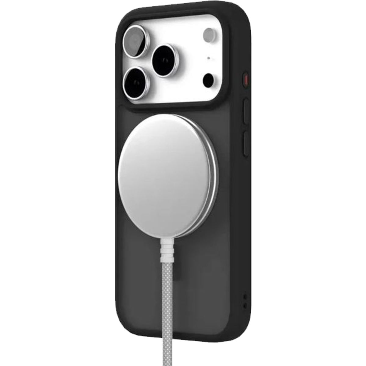 Чехол-накладка VLP Lite Bloom Case with MagSafe для смартфона Apple iPhone 17 Pro Max, черный