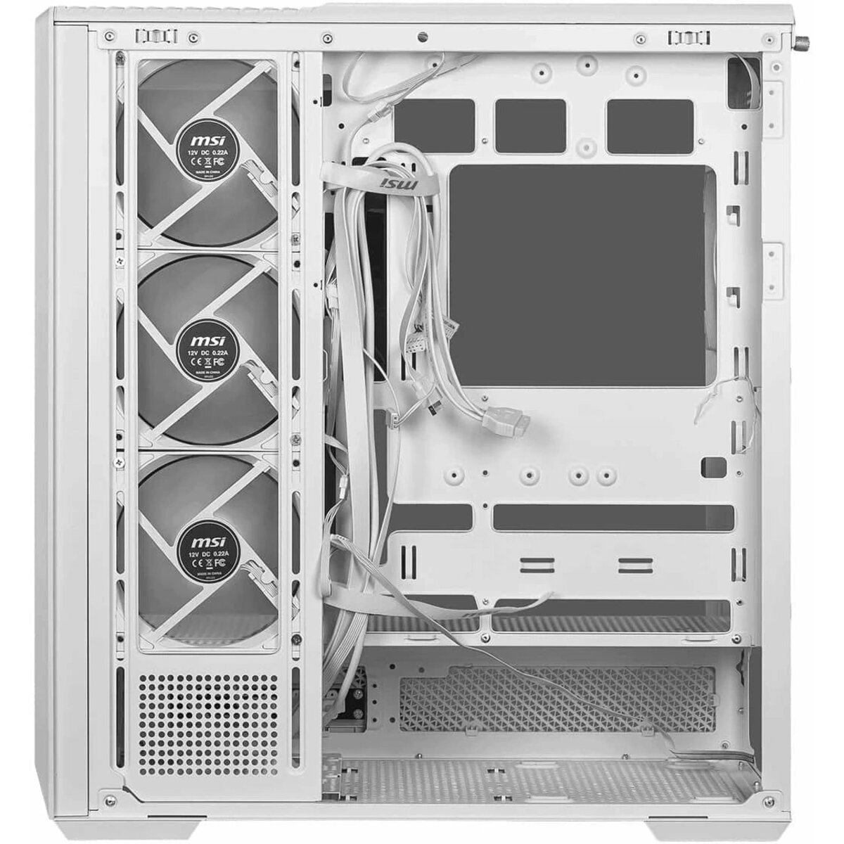 Корпус MSI MAG Pano 130R PZ, белый 