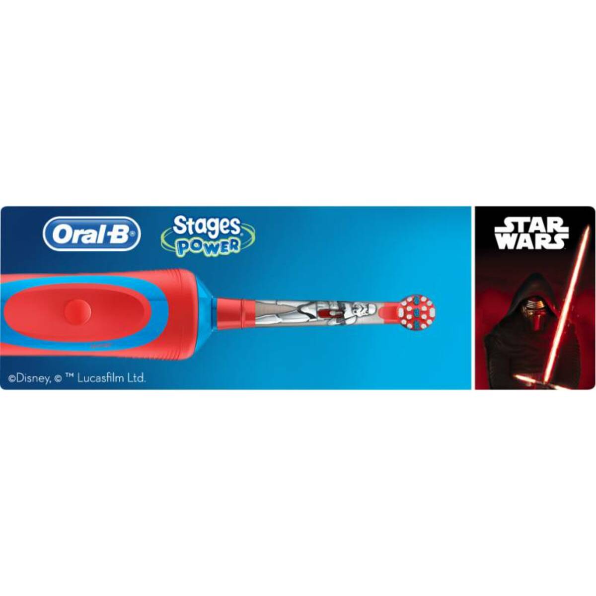 Зубная щетка электрическая Oral-B Stages Power StarWars (Цвет: Red / Blue)