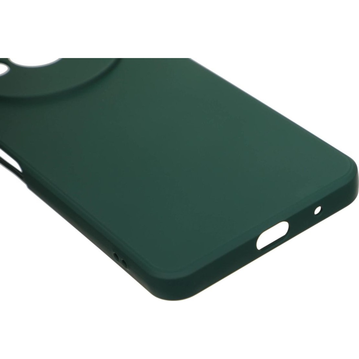 Чехол-накладка Borasco MicroFiber Case для смартфона Xiaomi Redmi A3 / A3X / Poco C61 (Цвет: Green)